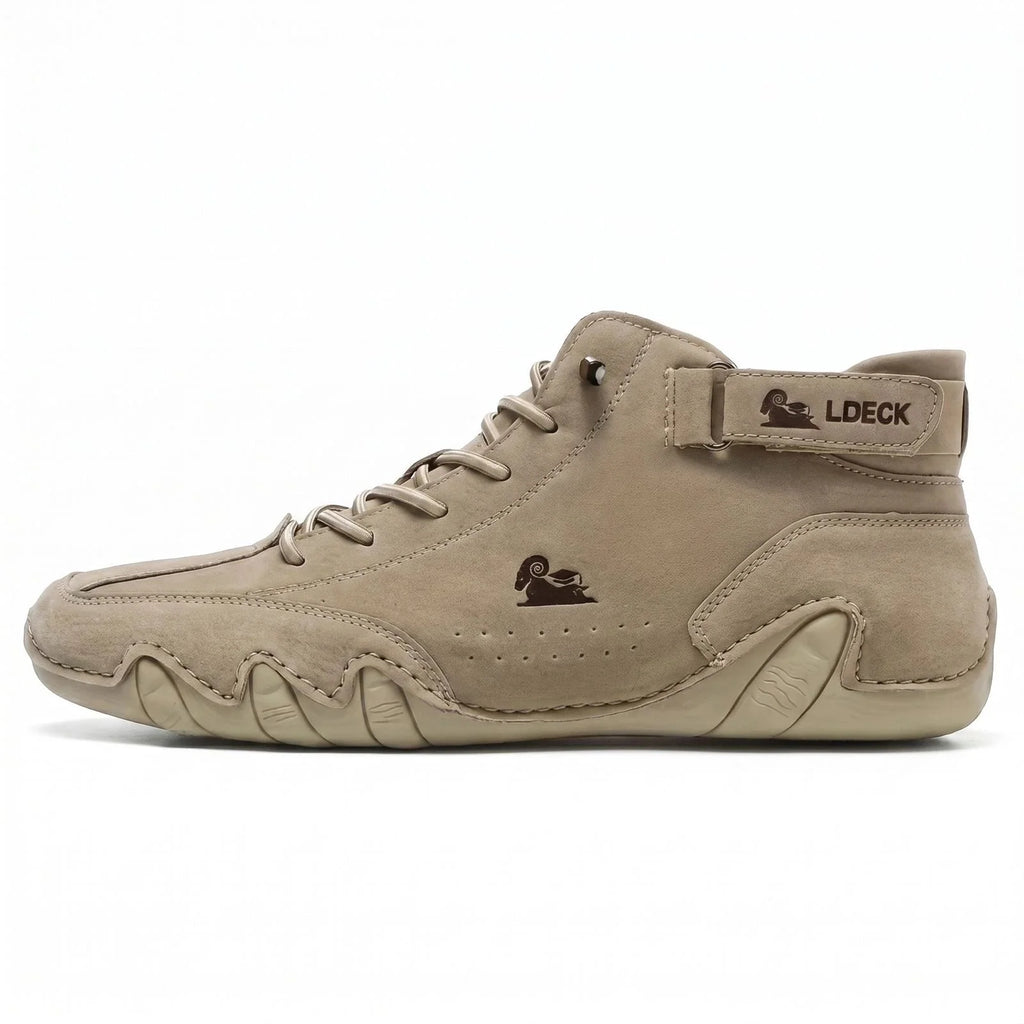 Chaussures Orthopédiques Respirantes en Cuir Vegan Semelle Plateforme Confort